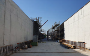 Temperatuur betonwand